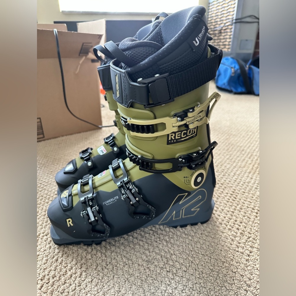 K2 recon 120 MV ski boots, size 27.5